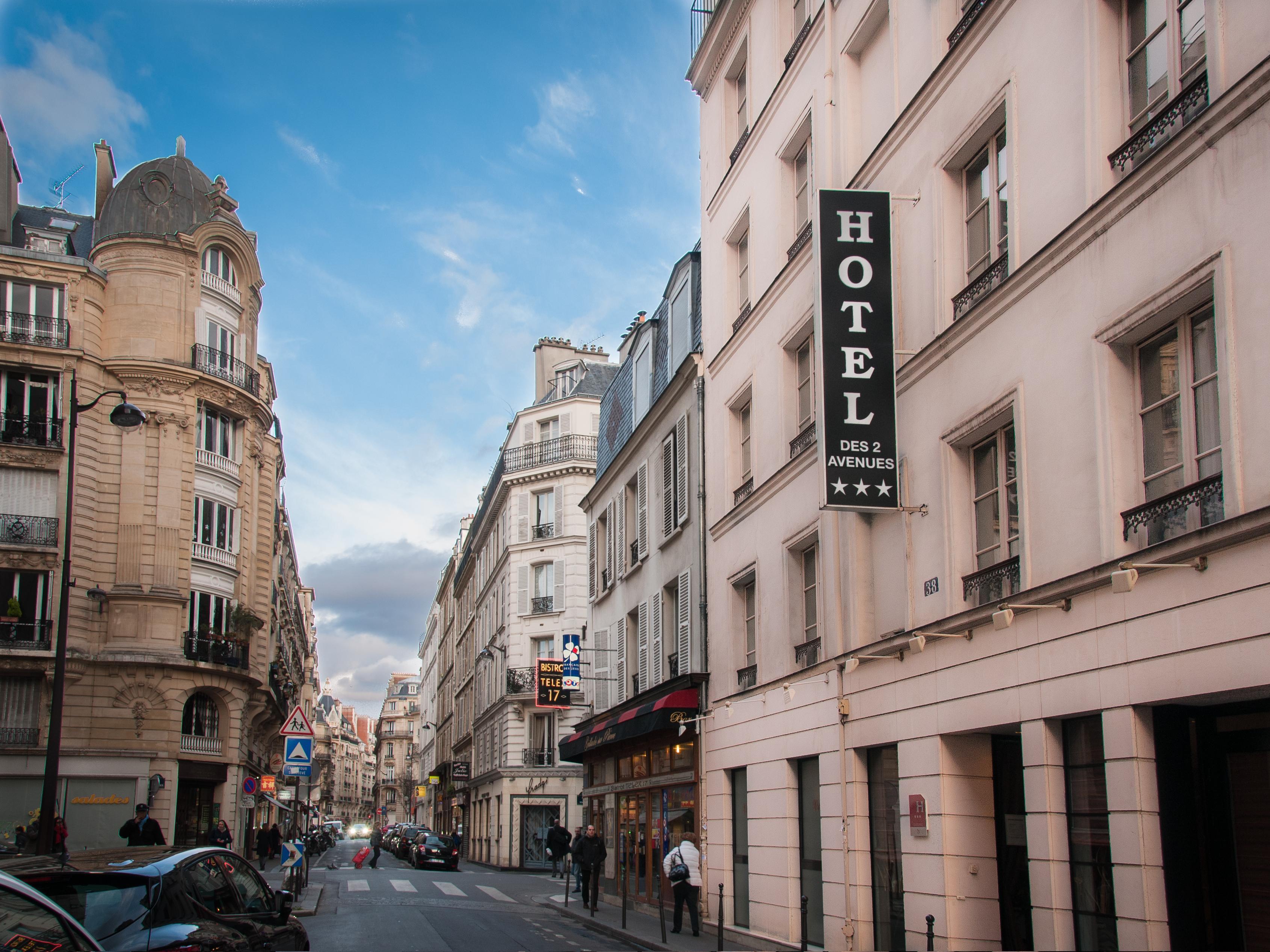 Hotel Des Deux Avenues Paris Eksteriør bilde