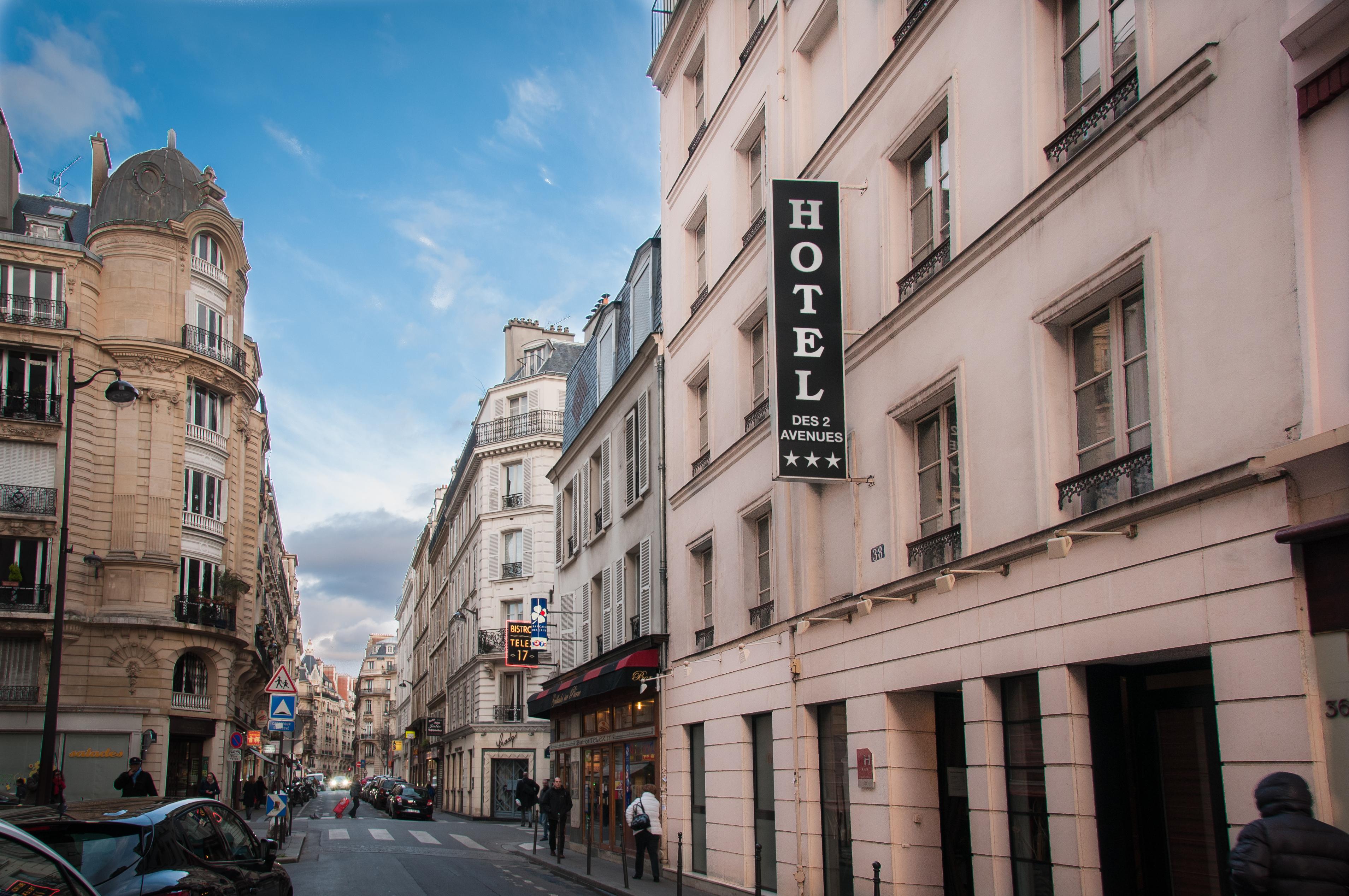 Hotel Des Deux Avenues Paris Eksteriør bilde